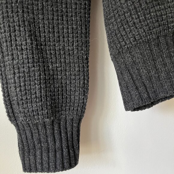 Frame Grey Wool Waffle Knit Sweater – Really Nice! - Picture 3 of 7
